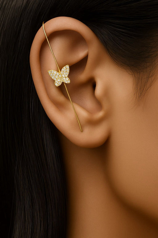 Butterfly  pin ear hook