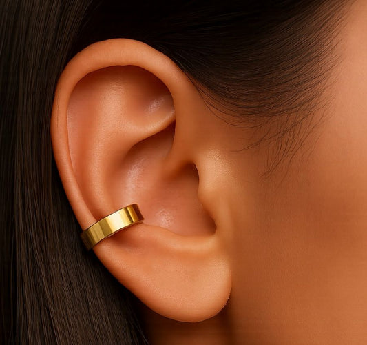 Solid ear cuff Gold/Silver