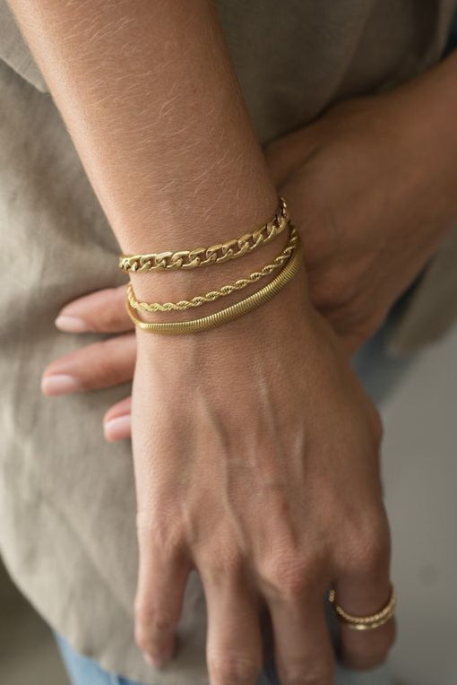 Thin Gold Bracelets