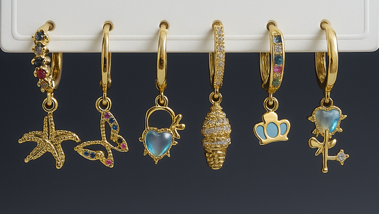 Pastel earrings set