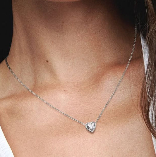 Diamond heart necklace