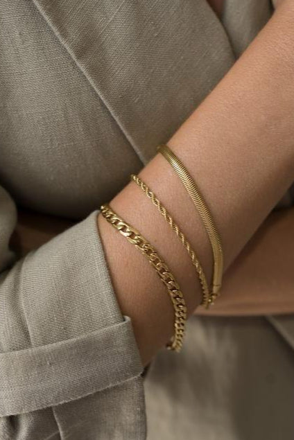Thin Gold Bracelets
